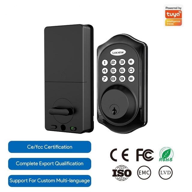 Factory Wholesale Keypad Deadbolt Code For Front Door Smart Lock